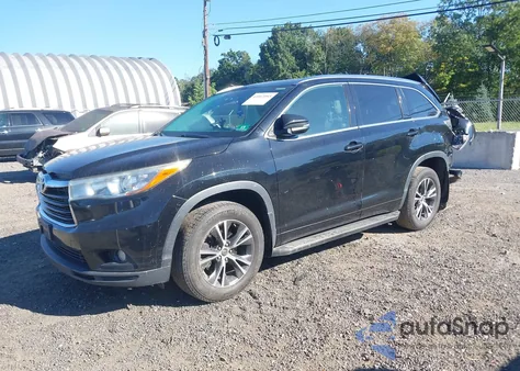 2016 Toyota Highlander Xle from USA, damaged, VIN 5TDJKRFH9GS316522